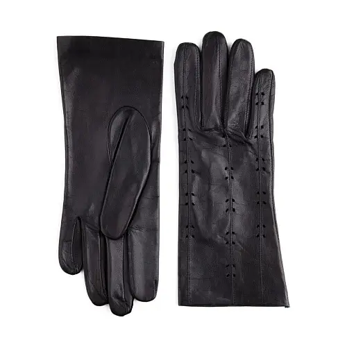 Dámské perforované kožené rukavice