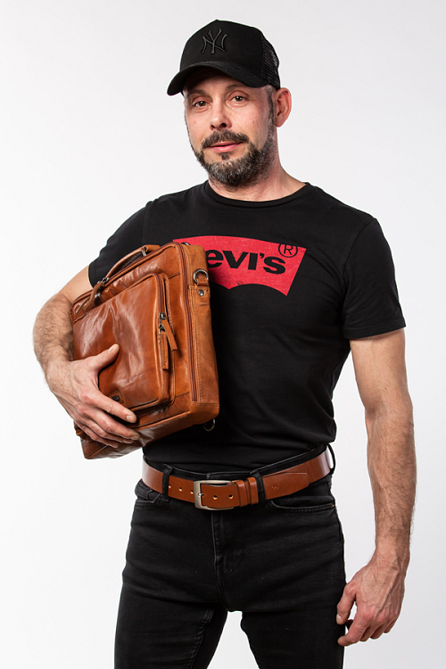 Brandy kožená taška/batoh SPIKES & SPARROW