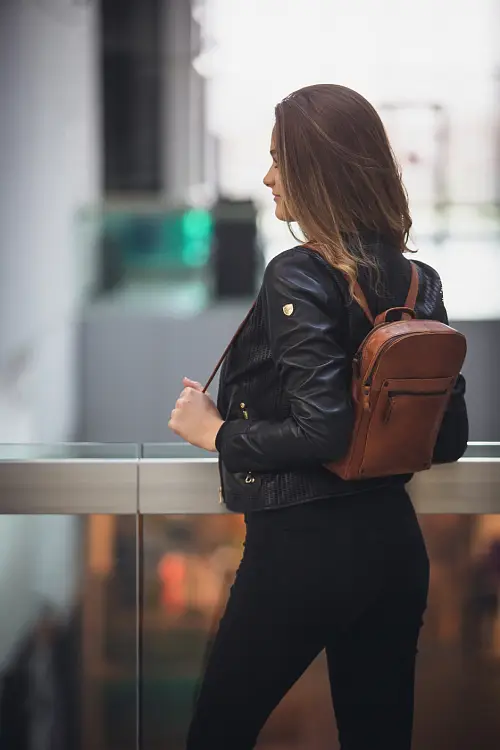 Brandy kožený batoh SPIKES & SPARROW