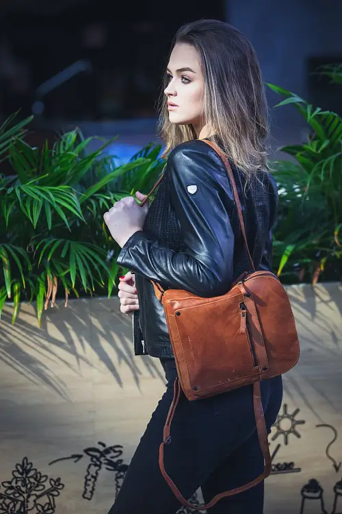 Brandy kožený batoh SPIKES & SPARROW