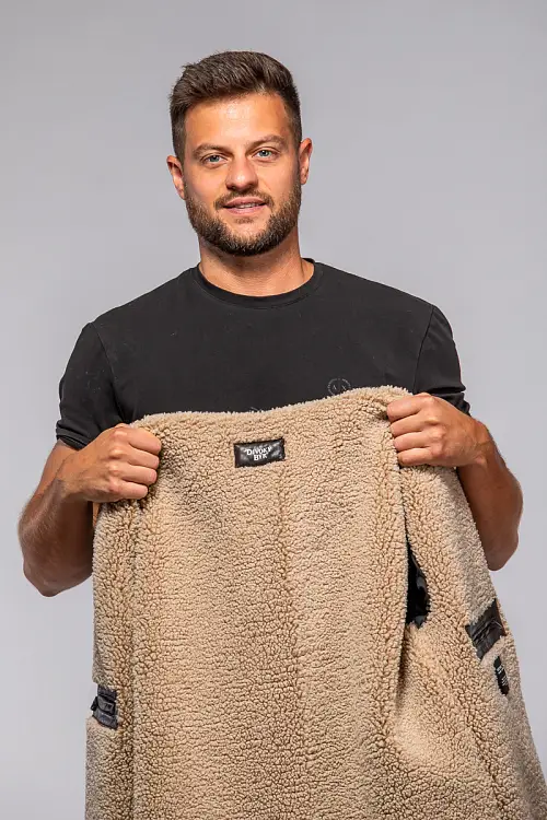 Pánská hnědá kožená bunda MMNuuko 