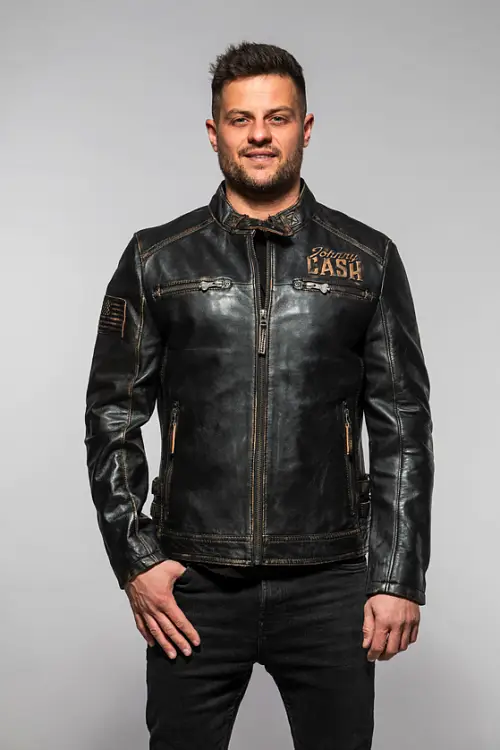 Kožená bunda Johny Cash