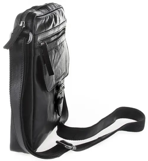 Tmavě hnědé kožené crossbody SPIKES & SPARROW