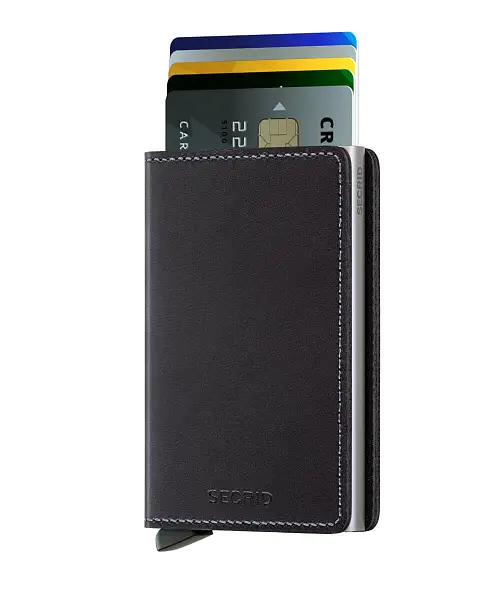 Černá peněženka SECRID Slimwallet Original Black SO-Black SECRID