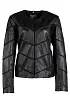 Černá dámská kožená bunda GWJytte