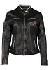Černá kožená bunda GWLiziya 