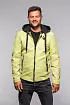 Pánská žlutá kožená bunda