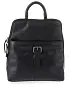 Černý kožený batoh SPIKES & SPARROW