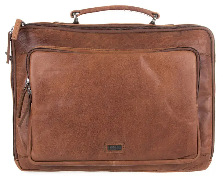 Hnědá kožená taška/batoh 