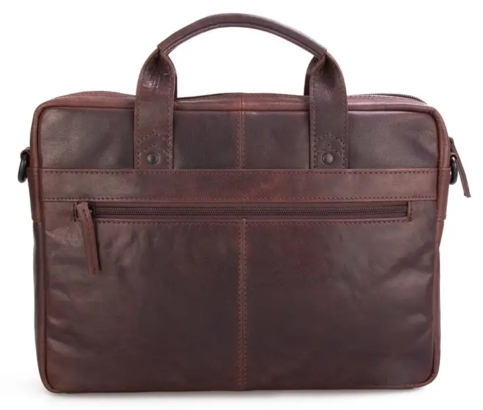 Pánská hnědá kožená taška SPIKES & SPARROW 