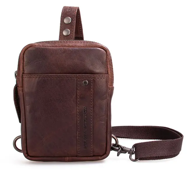 Kožená hnědá brašna 6955101