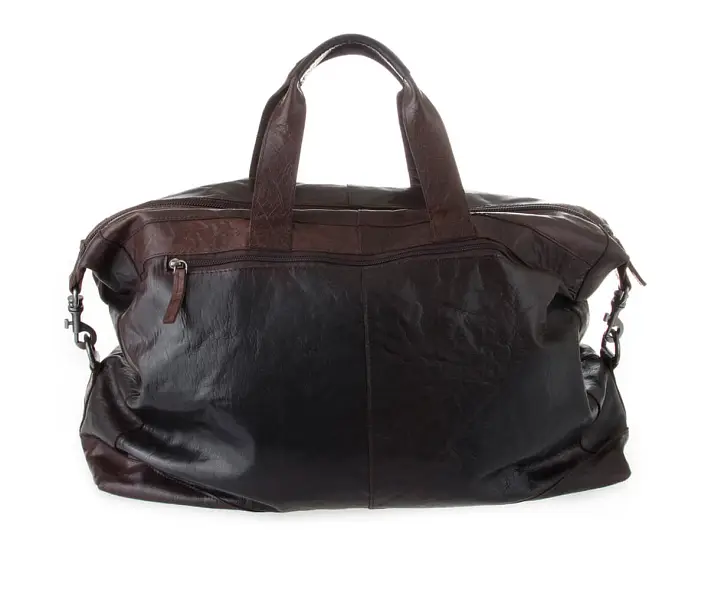 Černá cestovní kožená taška SPIKES & SPARROW