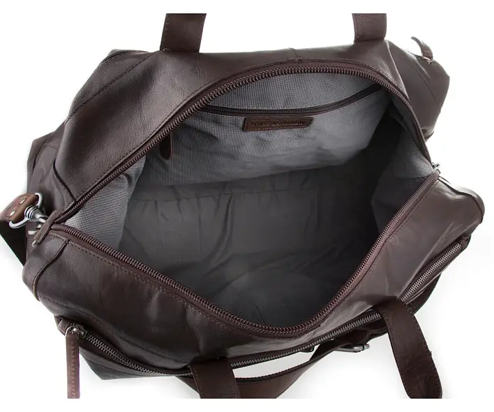 Černá cestovní kožená taška SPIKES & SPARROW