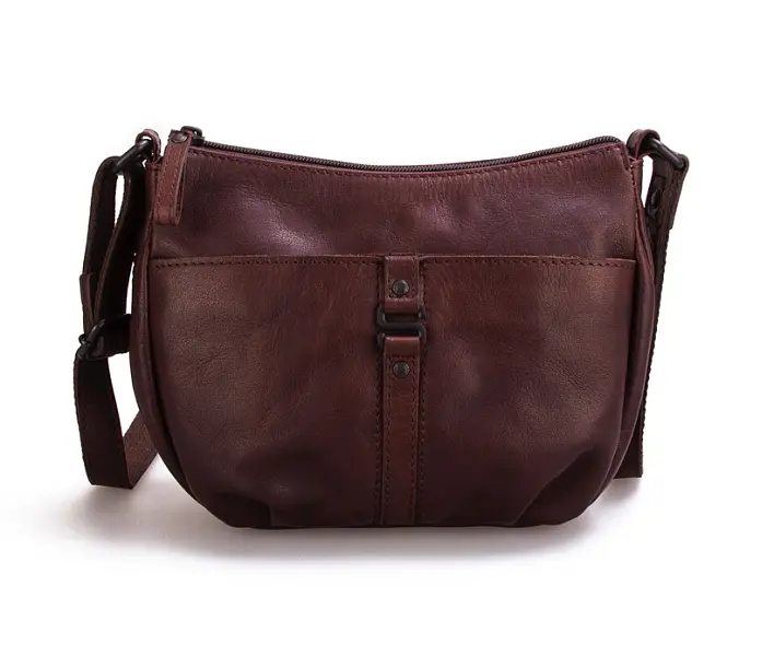 hnědá kožená kabelka Spikes and sparrow