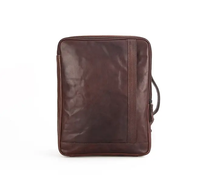 Hnědá kožená taška/batoh 9953001