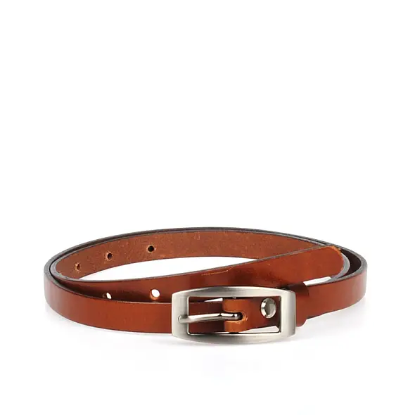 bílý dámský koženy opasek