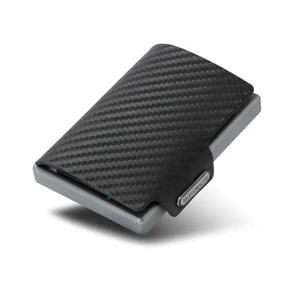 kožená minipaněženka Mondraghi Carbon