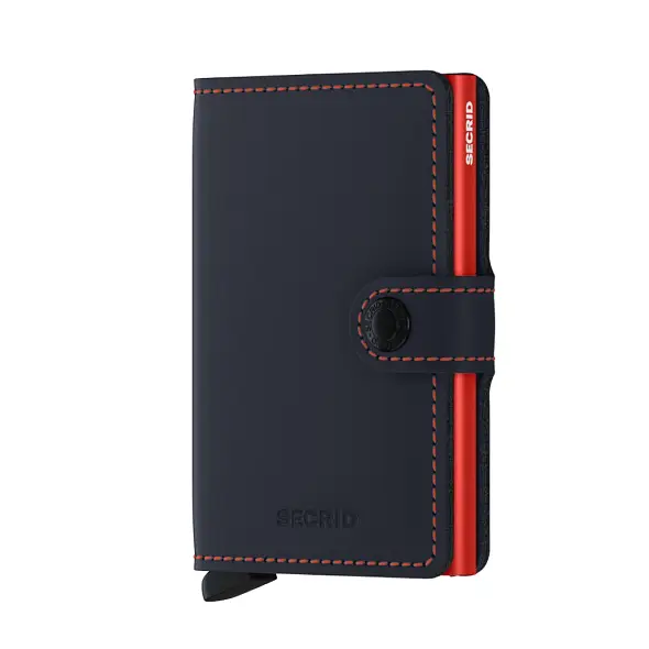 Kožená minipeněženka SECRID Miniwallet Matte NIGHT