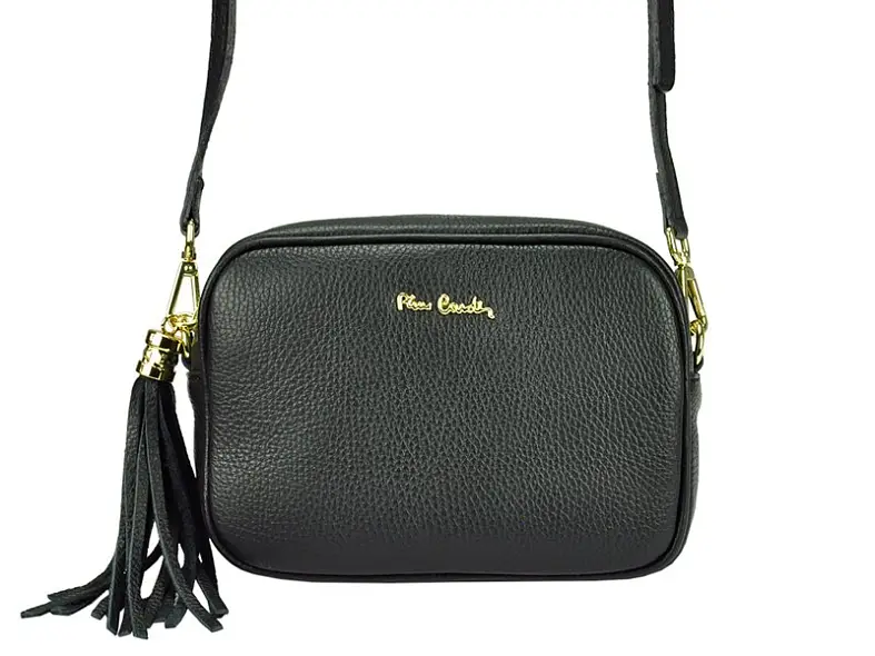 Bílá kožená kabelka Pierre Cardin