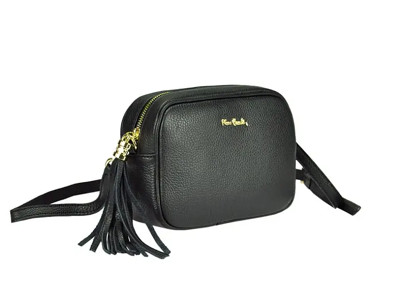 Bílá kožená kabelka Pierre Cardin