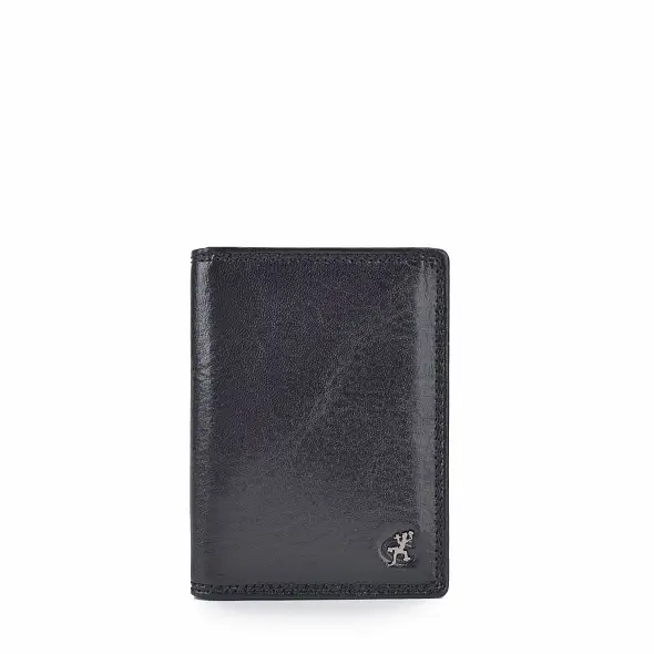 Černá kožená dokladovka Cosset Komodo 4424