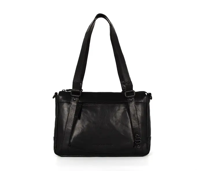 Černá kožená kabelka 3011900