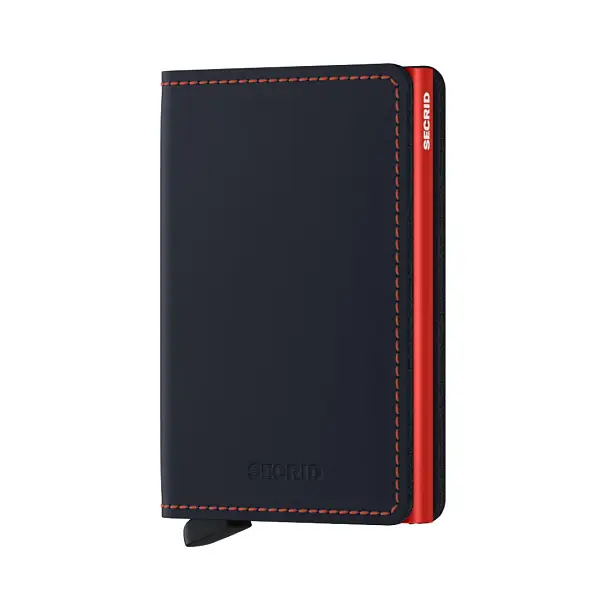 SECRID Slimwallet Matte Nightblue & Orange