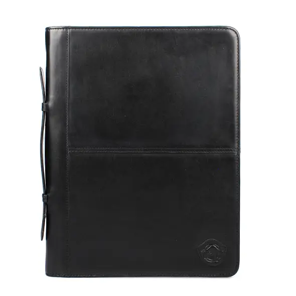 Černá kožená spisovka