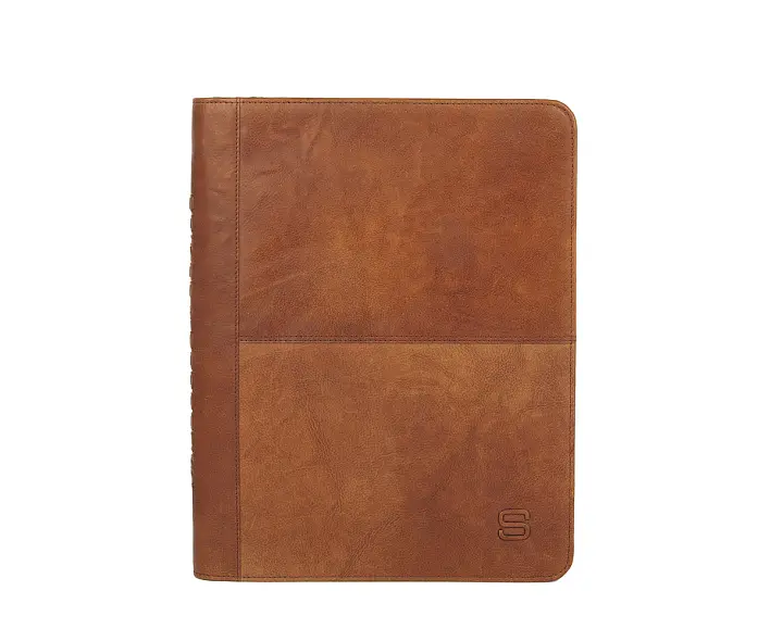 Hnědá kožená spisovka 38109047