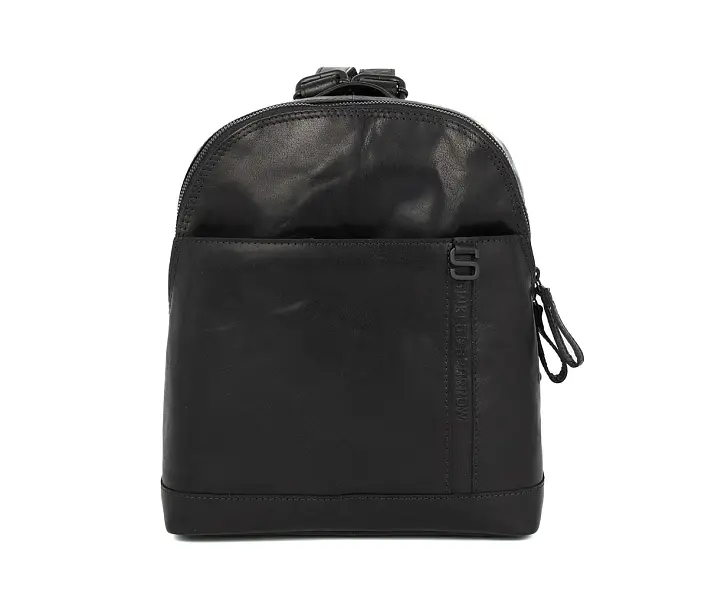 Hnědý kožený batoh 38113001