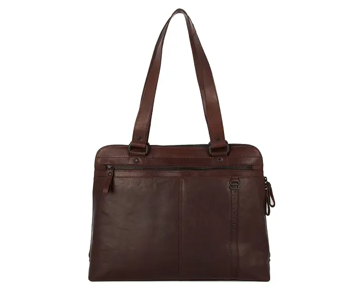 Hnědá kožená kabelka 38127001