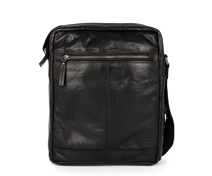 černé kožene crossbody 38751000