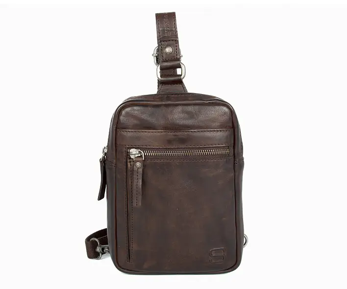 černé kožene crossbody 38755100