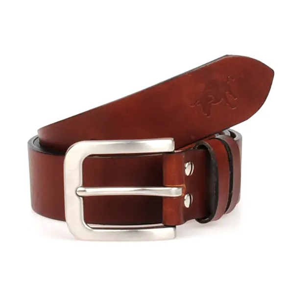 hnedy koženy opasek