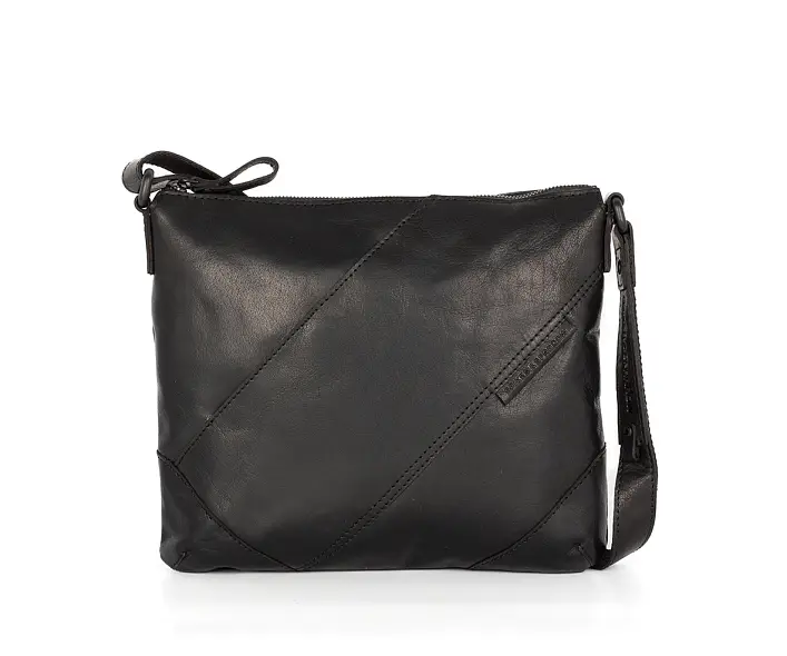 Černá kožená kabelka 40111000