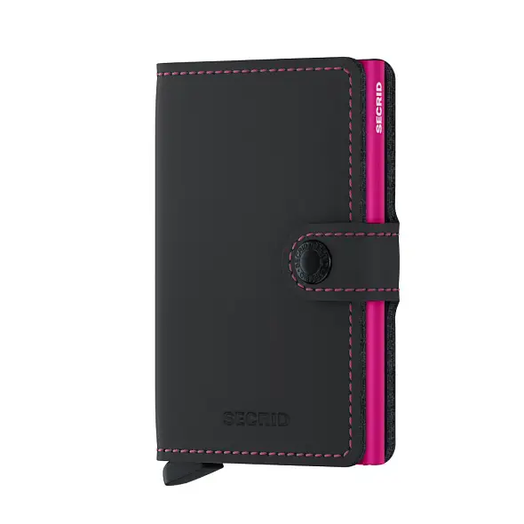 Peněženka SECRID Miniwallet Matte MM-Black&Fuchsia SECRID