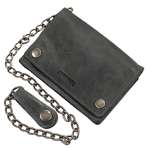 Černá pánská motorkářská peněženka