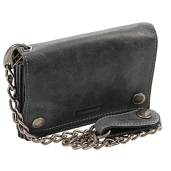 Černá pánská motorkářská peněženka