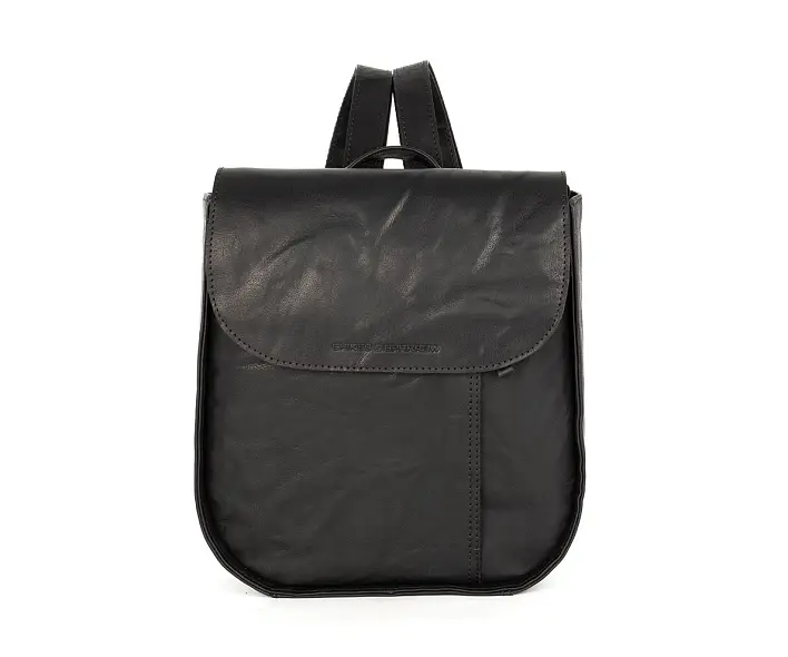 černý městský kožený batoh 48113100