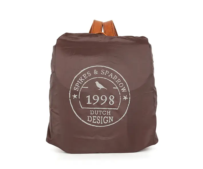 Tmavě hnědý městský kožený batoh SPIKES & SPARROW