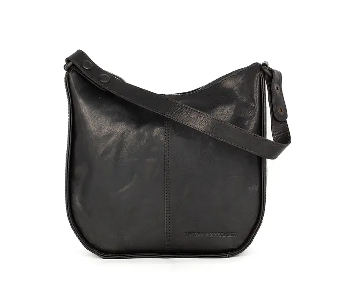 Černá kožená kabelka 48117100