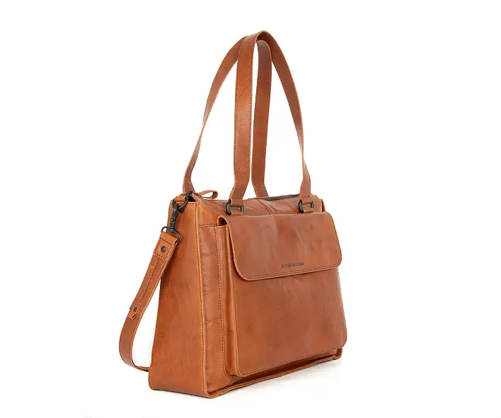 Brandy kožená kabelka na laptop SPIKES & SPARROW