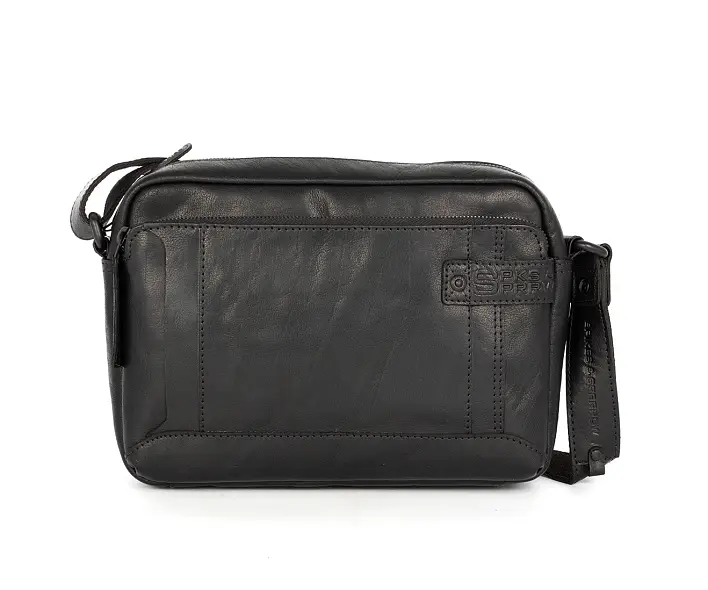 Černá kožená kabelka 48141100