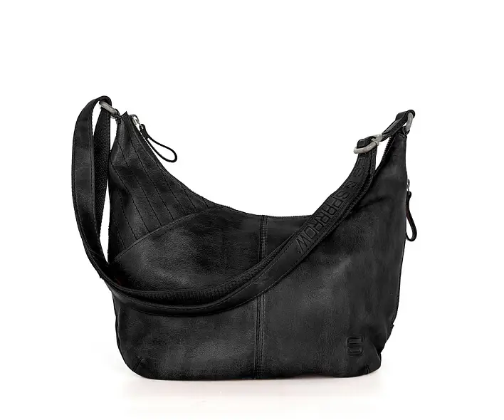 Černá kožená kabelka 48711300