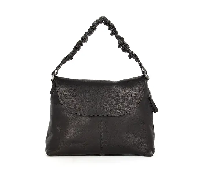 Černá kožená kabelka 48718000