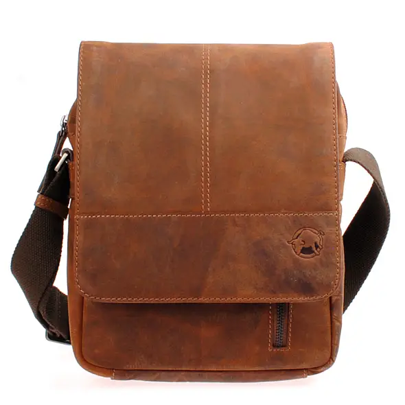 hněde kozene crossbody