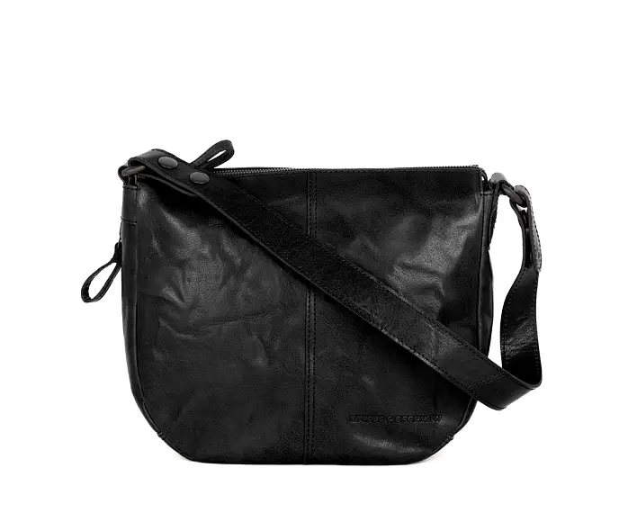 Černá kožená kabelka 50117200