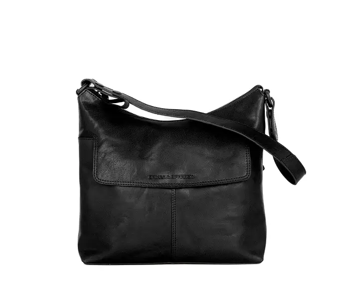 Černá kožená kabelka 50117100