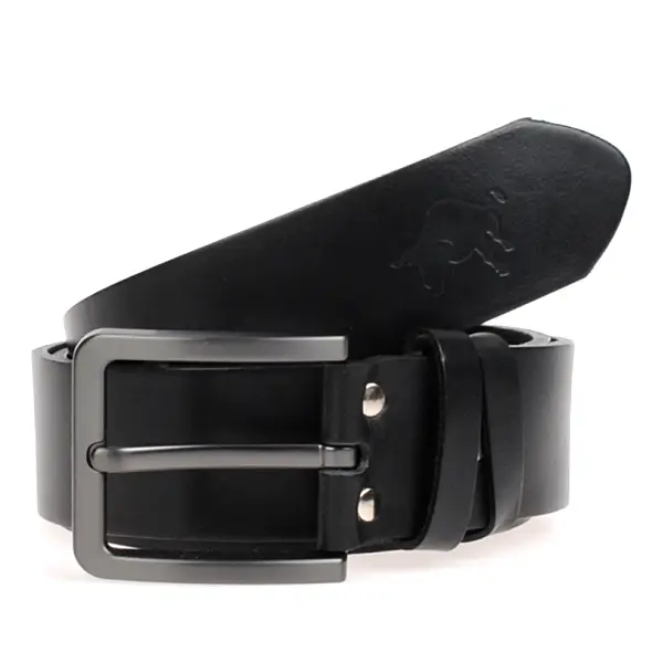 černý koženy pánsky opasek