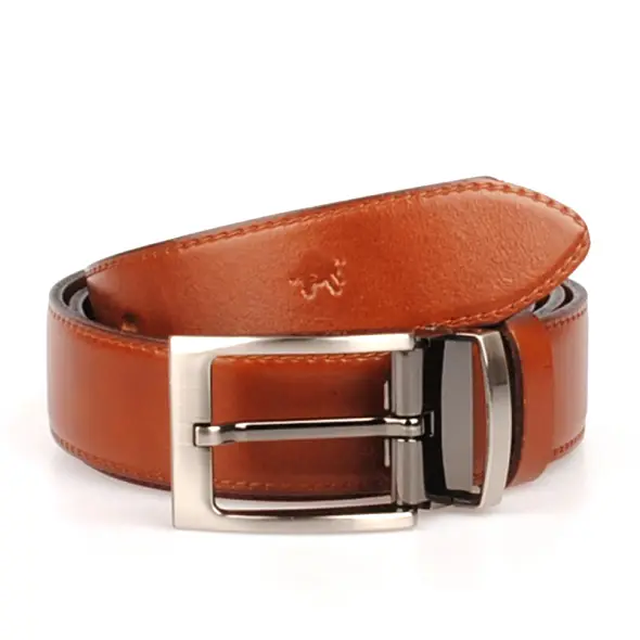 Pánský camel opasek 35mm